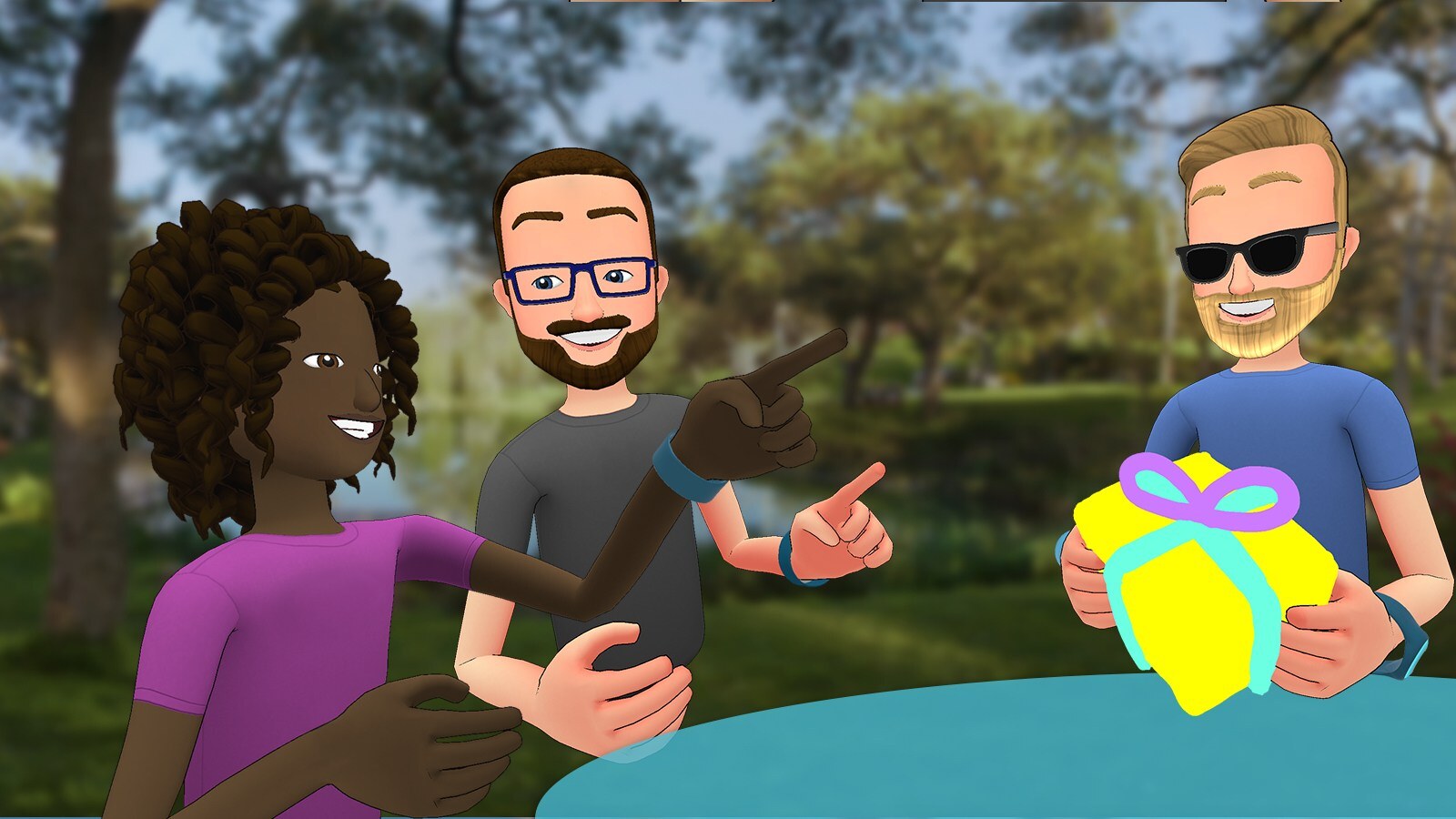 Official Facebook Spaces product image from F8 2017
